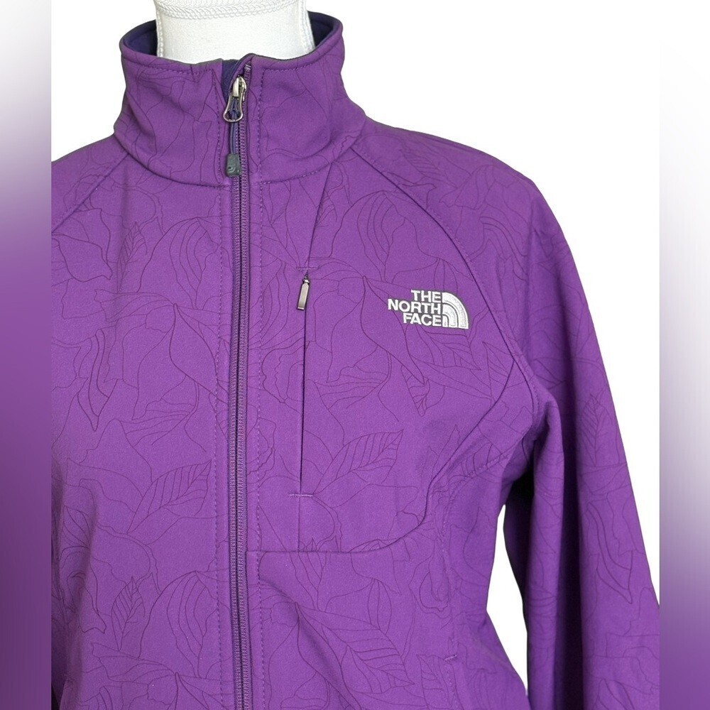 The North Face Women's Apex Bionic Vibrant Purple Softshell Jacket - Picture 2 of 6
